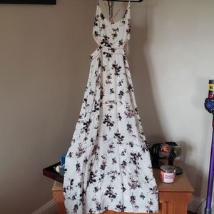 Gorgeous Floral Full Length Dress